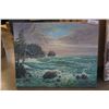 Image 2 : AFTER THE STORM ORIGINAL PAINTING BY OTTO JEGODTKA  24 X 30