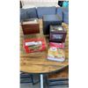 Image 1 : 2 PHOTO HOLDERS ONE IS BOMBAY WITH 2 TIER WIRE BASKET AND RECIPE BOOKS