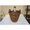 Image 1 : VINTAGE DEMIJOHN 10L IN WICKER COVER