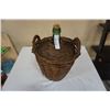 Image 2 : VINTAGE DEMIJOHN 10L IN WICKER COVER