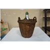 Image 3 : VINTAGE DEMIJOHN 10L IN WICKER COVER