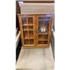 Image 2 : WALNUT DISPLAY CASE AND SMALL TRUNK