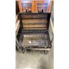 Image 8 : WALNUT DISPLAY CASE AND SMALL TRUNK
