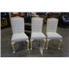 Image 2 : 3 WOOD DINING CHAIRS