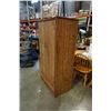 Image 4 : OAK WARDROBE APPROX 65 INCHES TALL