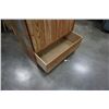 Image 5 : OAK WARDROBE APPROX 65 INCHES TALL