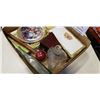 Image 3 : COLLECTOR TINS, METRONOME, WHISKY BOTTLE, KNTTING BOOKS