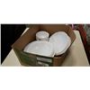 Image 1 : VINTAGE WHITE FRENCH DISHES