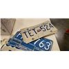 Image 2 : LOT OF VINTAGE LICENSES PLATES, CAR EMBLEMS, ETC