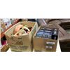 Image 1 : BOX OF NEW NOMA INDOOR MULTI COLOUR CHRISTMAS LIGHTS AND BOX OF KITCHEN DECOR