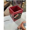 Image 2 : FIRST NATIONS BOX AND SIGNED CERAMIC LIDDED DISH