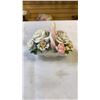 Image 8 : LOT OF CAPIDEMONTE, BONE CHINA, AND OTHER FLORALS