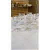 Image 2 : CRYSTAL DECANTER SET WITH 5 PINWHEEL GLASSES