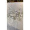 Image 3 : CRYSTAL DECANTER SET WITH 5 PINWHEEL GLASSES