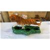 Image 2 : TIGER PLANTER AND LARGE FIGURAL VASE