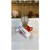 Image 2 : GLASS PINEAPPPLE LAMP AND SMALL OIL LAMP