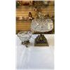 Image 1 : 2 MOUNTED CANDY DISHES