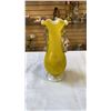 Image 10 : 3 ART GLASS VASES AND 2 GLASS DECORATIONS
