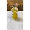Image 11 : 3 ART GLASS VASES AND 2 GLASS DECORATIONS