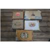Image 3 : LOT OF VINTAGE CIGAR BOXES
