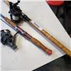 Image 2 : 2 FISHING POLES WITH DAIWA  AND ABU GARCIA REELS