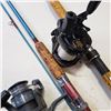 Image 3 : 2 FISHING POLES WITH DAIWA  AND ABU GARCIA REELS
