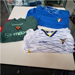 3 SOCCER JERSEYS