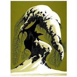 Eyvind Earle (1916-2000), "Snow Laden" Limited Edition Serigraph on Paper; Numbered & Hand Signed; w