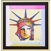 Image 2 : Peter Max- Original Lithograph "Liberty Head XV (Mini)"