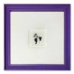  Pepe le Pew  Framed Limited Edition Etching with Hand-Tinted Color and Numbered.