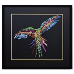 Patricia Govezensky- Original Painting on Laser Cut Steel "Macaw XV"