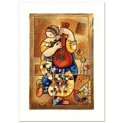 Dorit Levi, "Banjo Song" Limited Edition Serigraph, Numbered and Hand Signed with Certificate of Aut