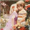 Image 2 : Pino (1939-2010), "The Kiss Revisited" Artist Embellished Limited Edition on Canvas, AP Numbered and