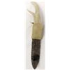 Image 1 : Native American Antler and Obsidian Knife