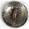 Image 5 : 7 Navajo Mercury Dime Buttons