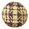 Image 1 : Hopi Purple and Beige Turtle Basket