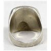 Image 4 : Vintage Navajo Sterling & Chip Inlay Ring, Size 9
