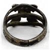 Image 4 : Vintage Navajo Route 66 Sterling Turquoise Ring