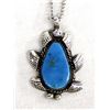Image 1 : Vintage Navajo Sterling Turquoise Necklace
