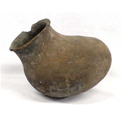 Prehistoric Micaceous Clay Pottery Duck Pot