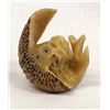 Image 2 : Zuni Carved Tagua Nut Owl Fetish by Ruben Najera