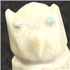 Image 2 : Zuni Carved Antler Owl Fetish by Harvey Harker