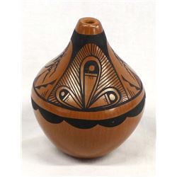 Native American Jemez Pottery Seed Jar by Chinana