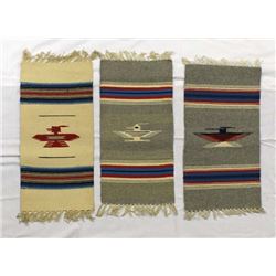 3 New Mexican Chimayo Wool Textiles