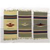 Image 1 : 3 New Mexican Chimayo Wool Textiles