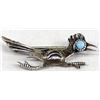 Image 1 : Native American Navajo Sterling Turquoise Pin