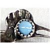 Image 2 : Native American Navajo Sterling Turquoise Pin