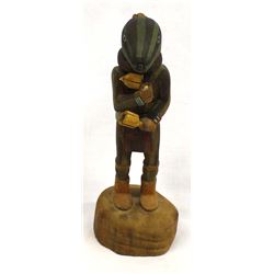 Hopi Squash Man Kachina by Ray Sumatzkuku