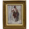 Image 1 : Native American Oak Framed Matted Print