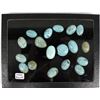 Image 1 : Collection of Turquoise Slab Cabochons, Age & Origin Unknown